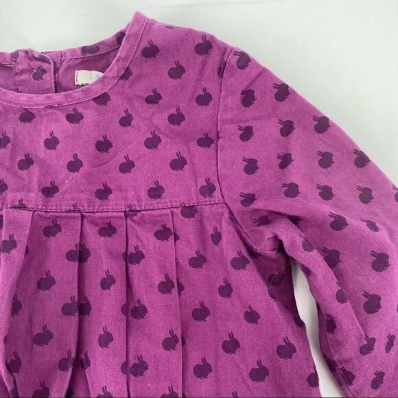 Indigo Collection Girls Pleated Bunny Rabbit Ling Sleeved Top Shirt Size 2 years - Picture 3 of 7